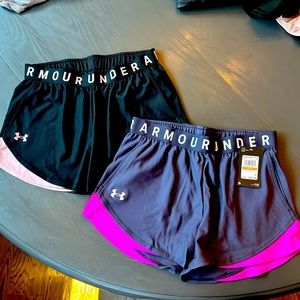2 Pairs of Under Armour Shorts (NWT) size Small